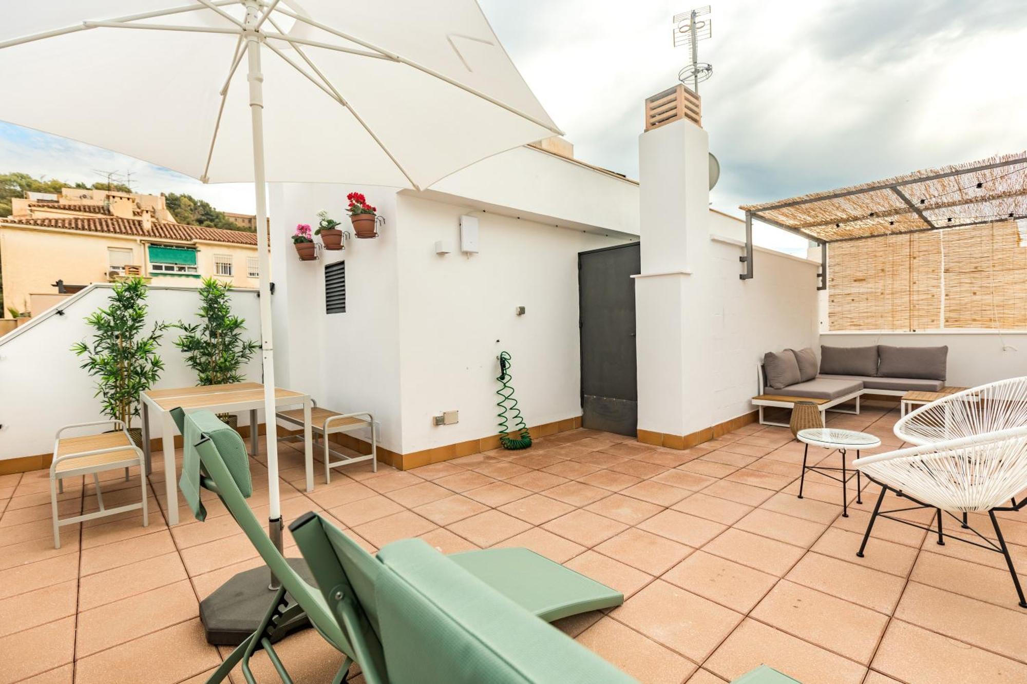 Teatro Suites Malaga City Flat Exterior foto